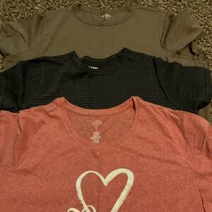 Set of 3 Short Sleeve T Shirts